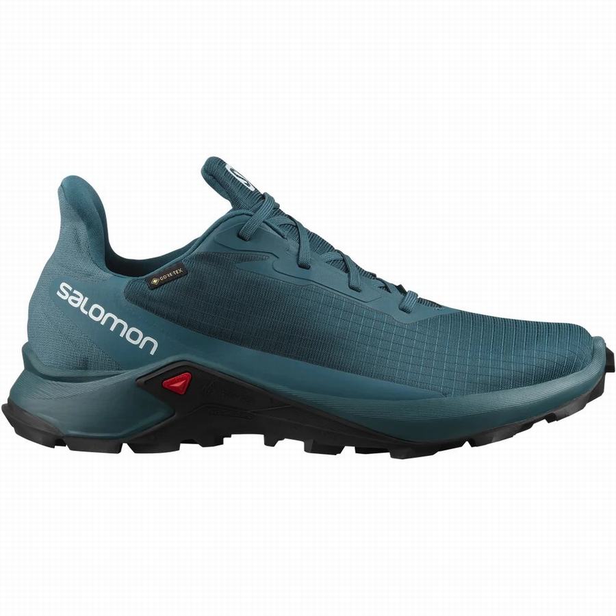 Salomon Alphacross 3 Gore-tex Trailschoenen Heren Turquoise (VEB7688PK)